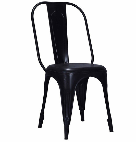 Bastille Dining Chair Black - Iron - GFURN