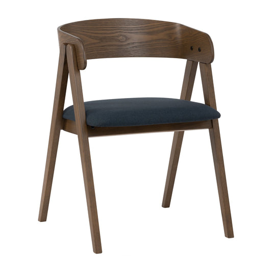 Carter Dining Chair - Navy & Cocoa - GFURN
