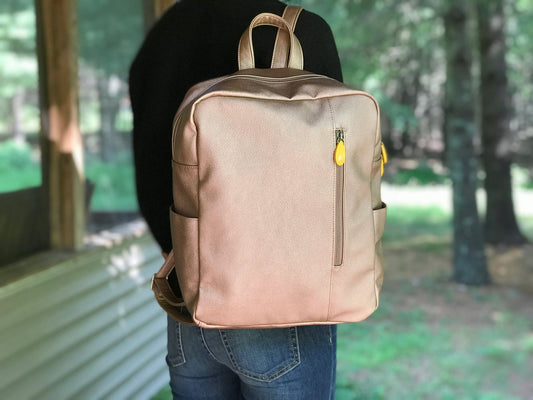 Lenox Vegan Leather Backpack