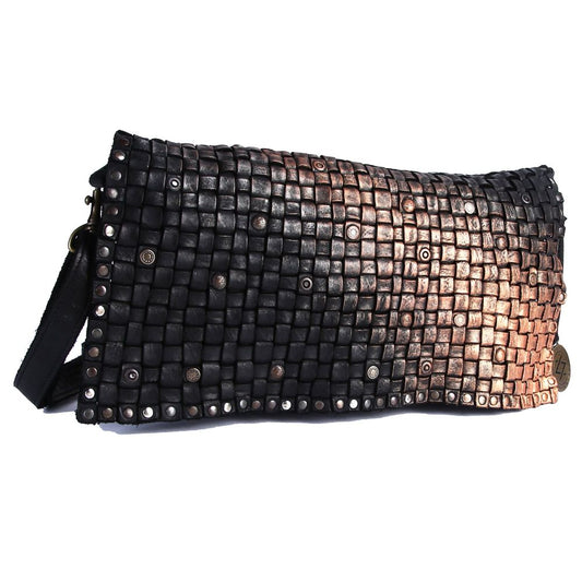Artsy Leather Handbag - Flora