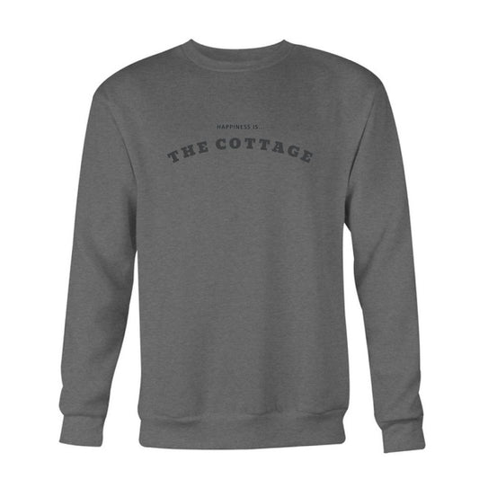 Men's Cottage Crew Sweatshirt, Charcoal