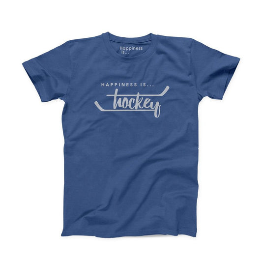 Men's Hockey T-Shirt, Blue