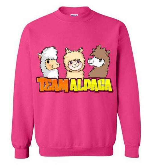 t-shirt: Team Alpaca Gildan Crewneck Sweatshirt