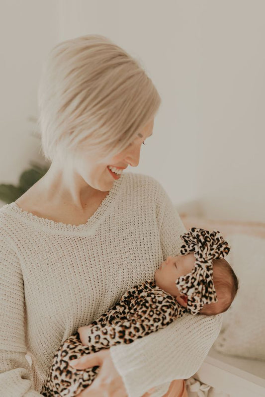 Leopard Baby Gown