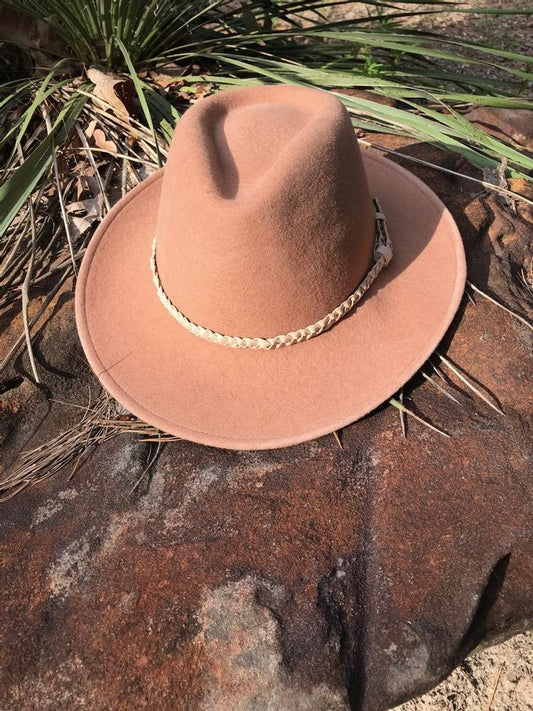 "The Westlake" Hat in Sunset Burnt Orange