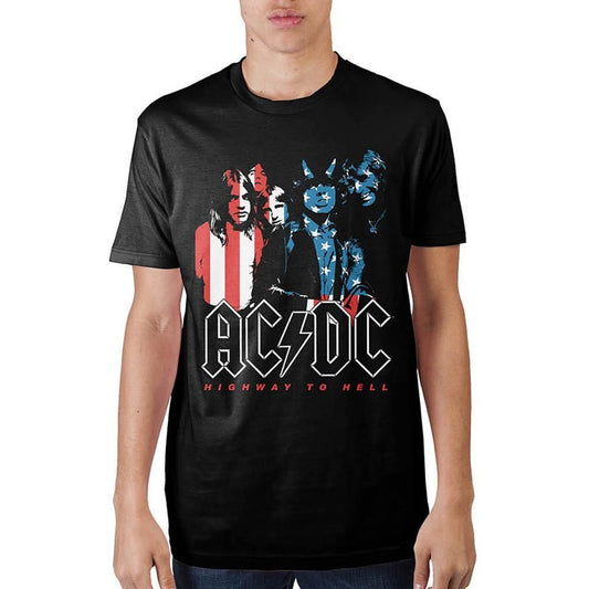 AC/DC Flag Black T-Shirt