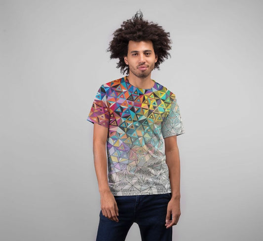 Abstract Pattern (16) Premium Sublimation Adult T-Shirt