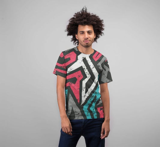 Abstract Pattern (37) Premium Sublimation Adult T-Shirt