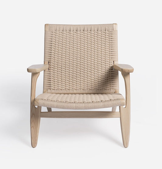 Gabriella Lounge Chair - Ash & Natural - GFURN