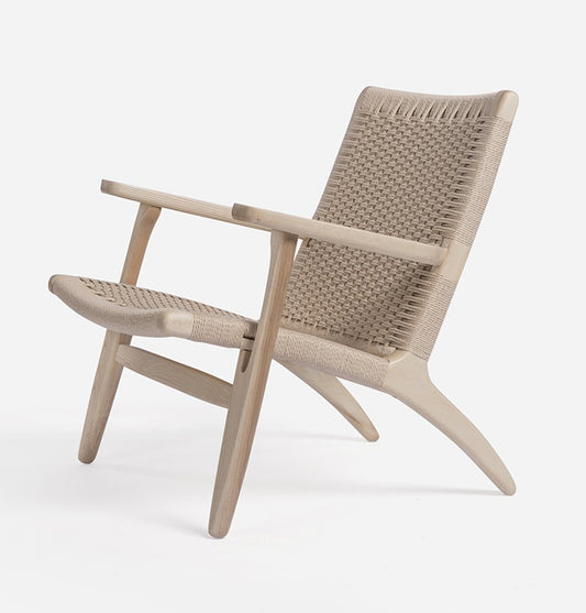 Gabriella Lounge Chair - Ash & Natural - GFURN