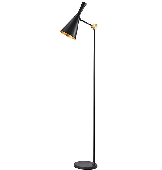 Jayda Tall Floor Lamp - Black - GFURN