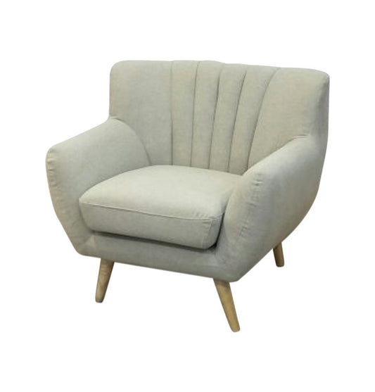 Lilly 1-Seater Lounge Chair - Beige - GFURN
