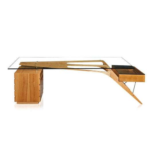 Samuel Mid-Century Modern Desk - Natural Ash - GFURN