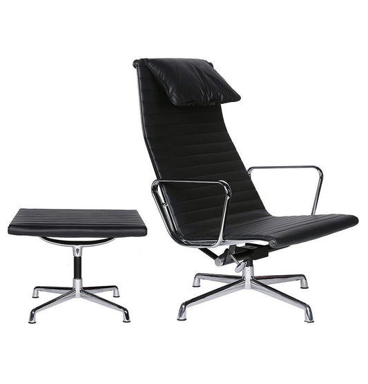 Mid Century Office Chair - Thore Office Chair & Ottoman